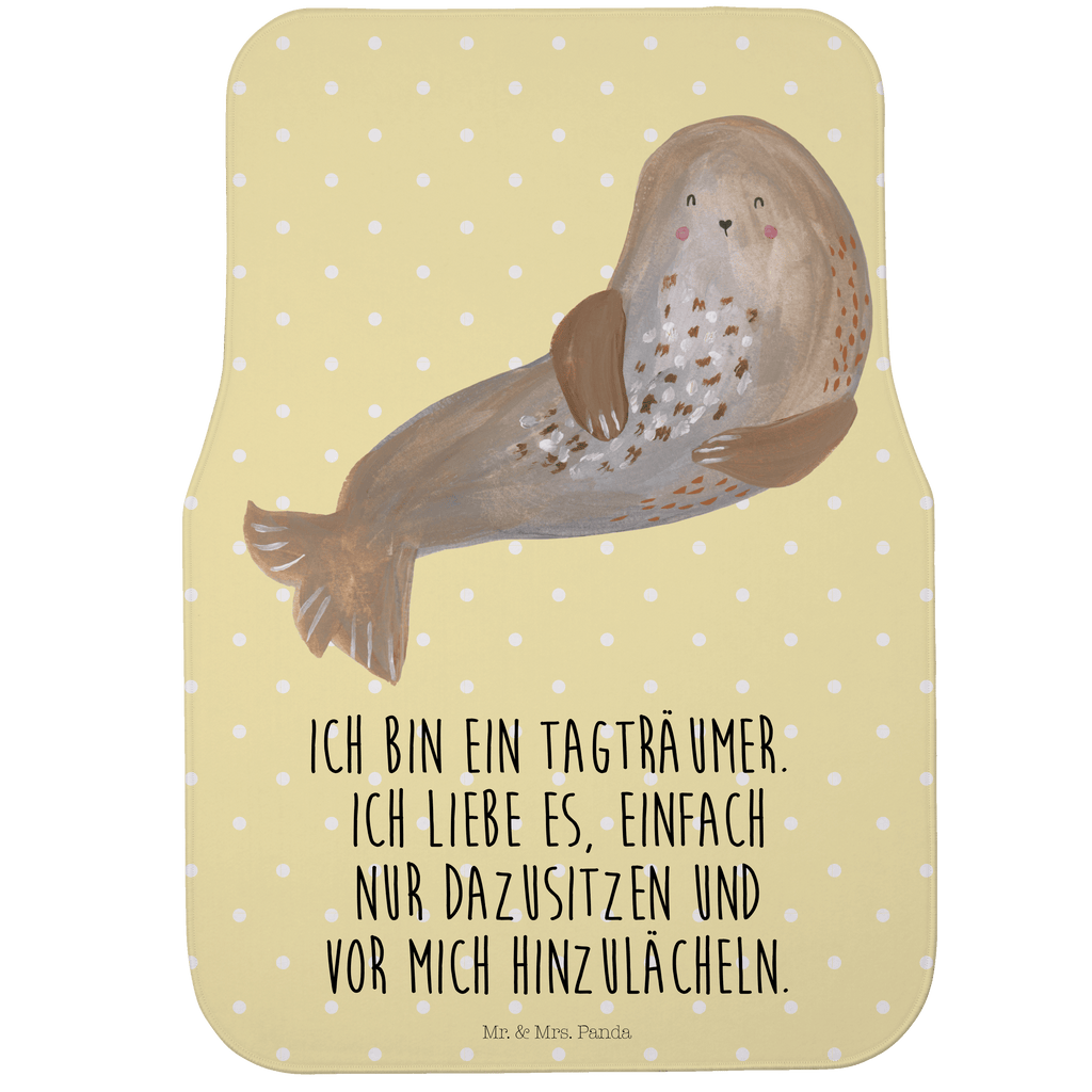 Fahrer Autofußmatte Robbe lachend Autofußmatten, Fußmatte Auto, Fahrer, Schmutzmatte Auto, Tiermotive, Gute Laune, lustige Sprüche, Tiere, Robbe, Robben, Seehund, Strand, Meerestier, Ostsee, Nordsee