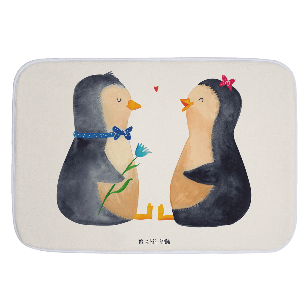 Badvorleger Pinguin Pärchen Badematte, Badteppich, Duschvorleger, Badezimmerteppich, Badezimmermatte, Badvorleger, Duschmatte, Duschteppich, Pinguin, Pinguine, Liebe, Liebespaar, Liebesbeweis, Liebesgeschenk, Verlobung, Jahrestag, Hochzeitstag, Hochzeit, Hochzeitsgeschenk, große Liebe, Traumpaar
