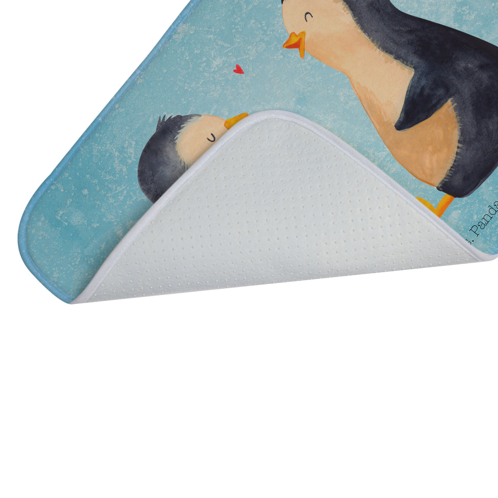 Badvorleger Pinguin Pärchen Badematte, Badteppich, Duschvorleger, Badezimmerteppich, Badezimmermatte, Badvorleger, Duschmatte, Duschteppich, Pinguin, Pinguine, Liebe, Liebespaar, Liebesbeweis, Liebesgeschenk, Verlobung, Jahrestag, Hochzeitstag, Hochzeit, Hochzeitsgeschenk, große Liebe, Traumpaar