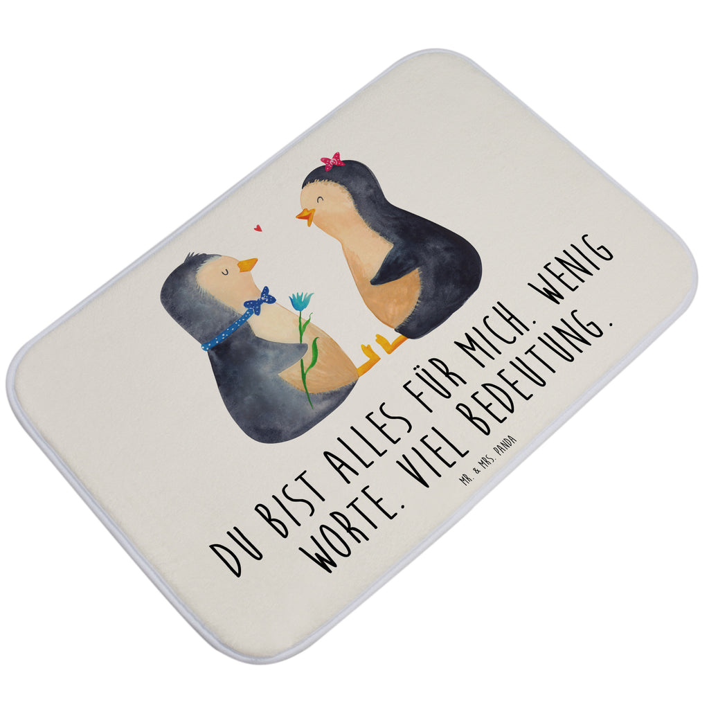 Badvorleger Pinguin Pärchen Badematte, Badteppich, Duschvorleger, Badezimmerteppich, Badezimmermatte, Badvorleger, Duschmatte, Duschteppich, Pinguin, Pinguine, Liebe, Liebespaar, Liebesbeweis, Liebesgeschenk, Verlobung, Jahrestag, Hochzeitstag, Hochzeit, Hochzeitsgeschenk, große Liebe, Traumpaar