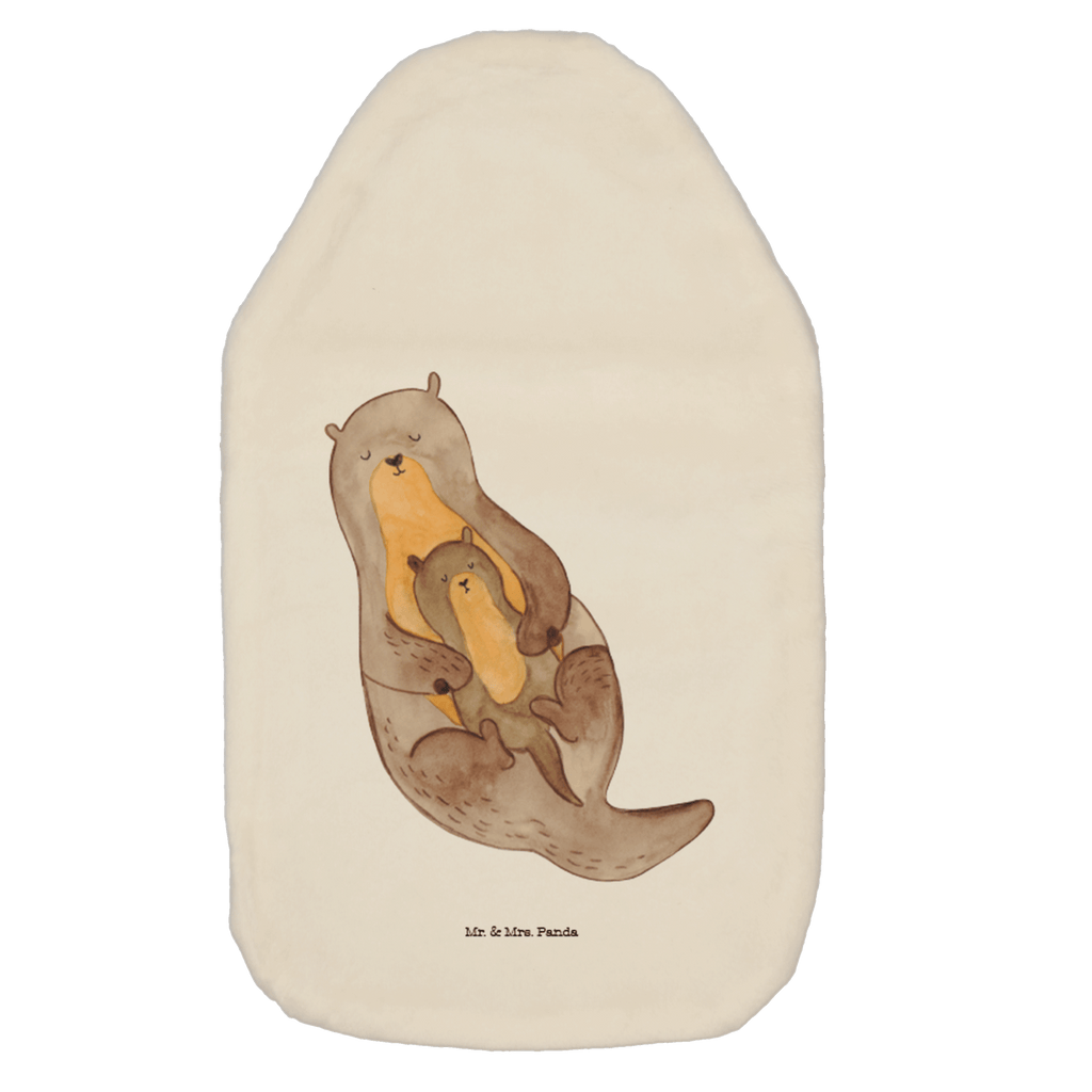 Wärmflasche Otter mit Kind Wärmekissen, Kinderwärmflasche, Körnerkissen, Wärmflaschenbezug, Wärmflasche mit Bezug, Otter, Fischotter, Seeotter, Otter Seeotter See Otter