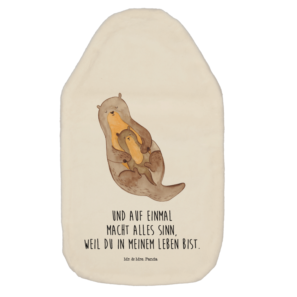 Wärmflasche Otter mit Kind Wärmekissen, Kinderwärmflasche, Körnerkissen, Wärmflaschenbezug, Wärmflasche mit Bezug, Otter, Fischotter, Seeotter, Otter Seeotter See Otter