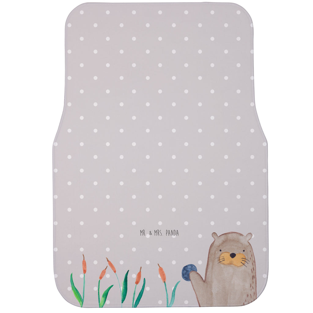 Fahrer Autofußmatte Otter mit Stein Autofußmatten, Fußmatte Auto, Fahrer, Schmutzmatte Auto, Otter, Fischotter, Seeotter, Otter Seeotter See Otter