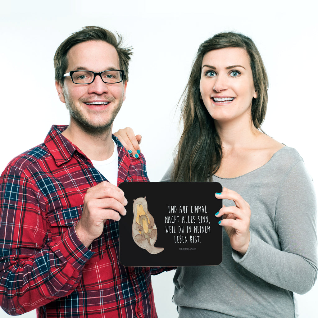 Mauspad Otter mit Kind Mousepad, Computer zubehör, Büroausstattung, PC Zubehör, Arbeitszimmer, Mauspad, Einzigartiges Mauspad, Designer Mauspad, Otter, Fischotter, Seeotter, Otter Seeotter See Otter