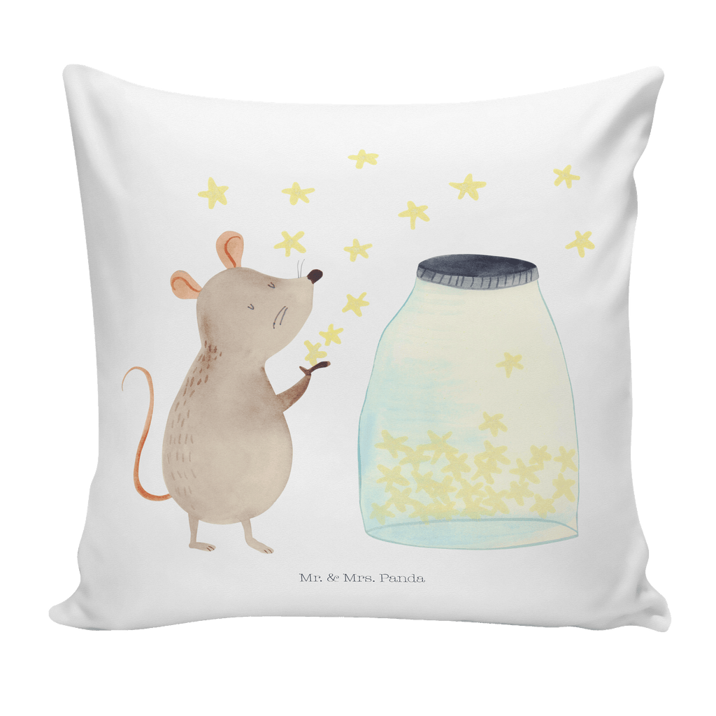 40x40 Kissen Maus Sterne Kissenhülle, Kopfkissen, Sofakissen, Dekokissen, Motivkissen, Tiermotive, Gute Laune, lustige Sprüche, Tiere, Maus, Sterne, Wunsch, Kind, Taufe, Taufgeschenk, Geburt, Schwangerschaft, erstes Kind, Kindergeburtstag, Geburtstag, Hoffnung, Träume