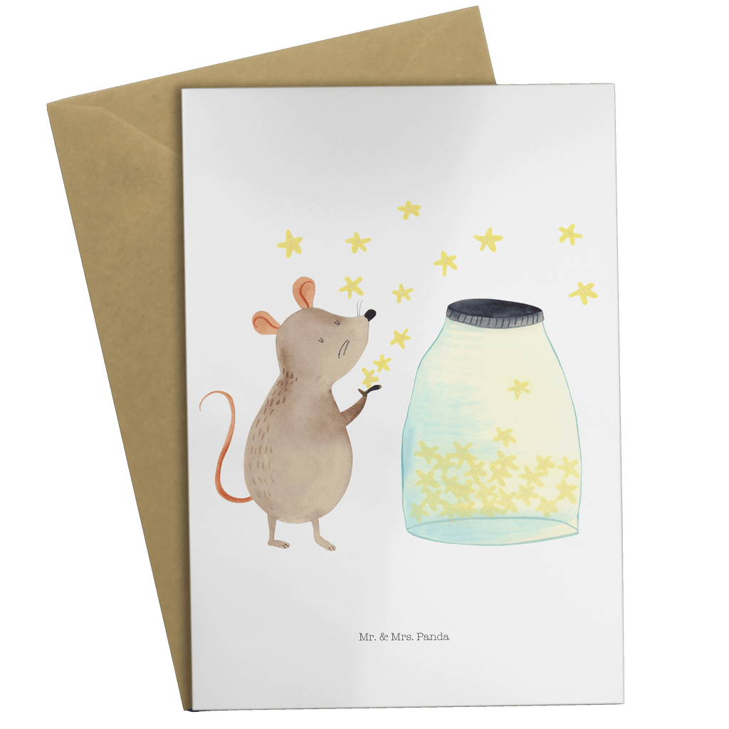 Grußkarte Maus Sterne Klappkarte, Einladungskarte, Glückwunschkarte, Hochzeitskarte, Geburtstagskarte, Karte, Tiermotive, Gute Laune, lustige Sprüche, Tiere, Maus, Sterne, Wunsch, Kind, Taufe, Taufgeschenk, Geburt, Schwangerschaft, erstes Kind, Kindergeburtstag, Geburtstag, Hoffnung, Träume