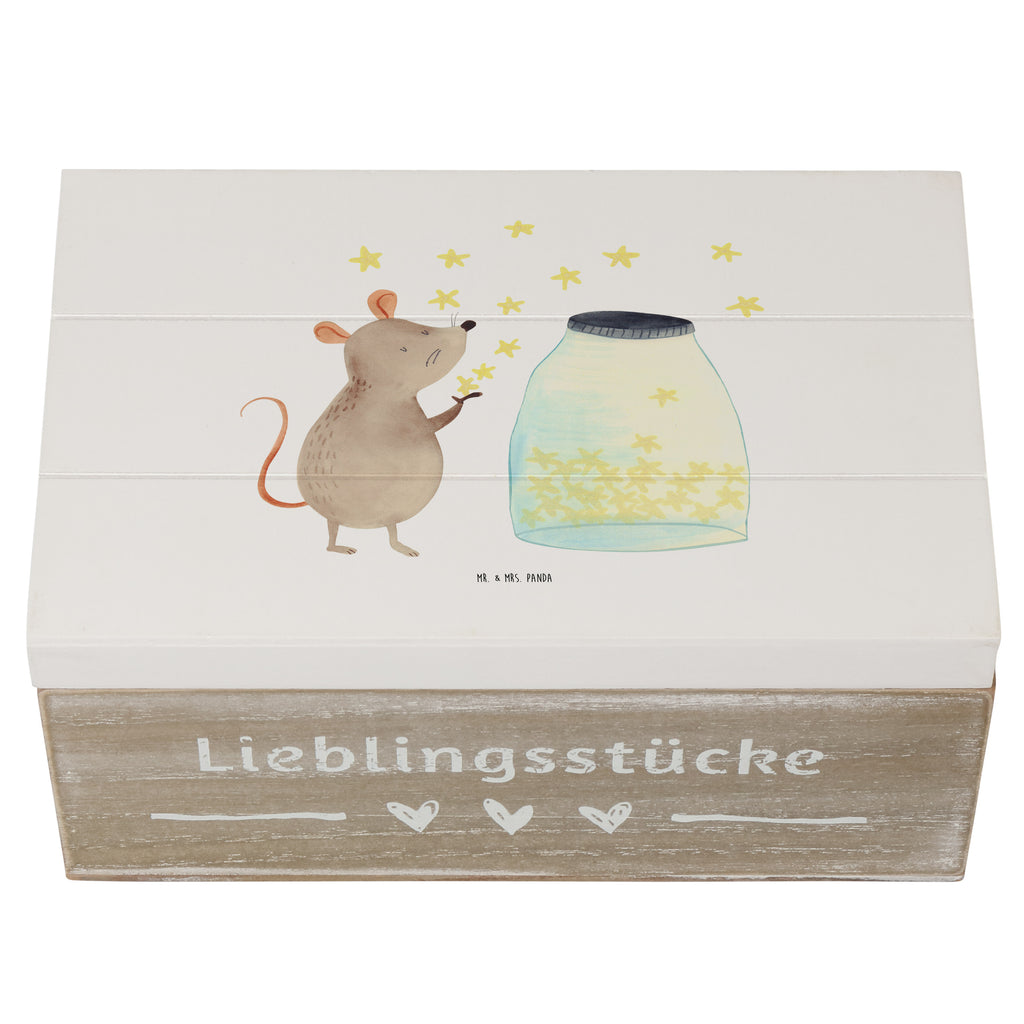 Holzkiste Maus Sterne Holzkiste, Kiste, Schatzkiste, Truhe, Schatulle, XXL, Erinnerungsbox, Erinnerungskiste, Dekokiste, Aufbewahrungsbox, Tiermotive, Gute Laune, lustige Sprüche, Tiere, Maus, Sterne, Wunsch, Kind, Taufe, Taufgeschenk, Geburt, Schwangerschaft, erstes Kind, Kindergeburtstag, Geburtstag, Hoffnung, Träume
