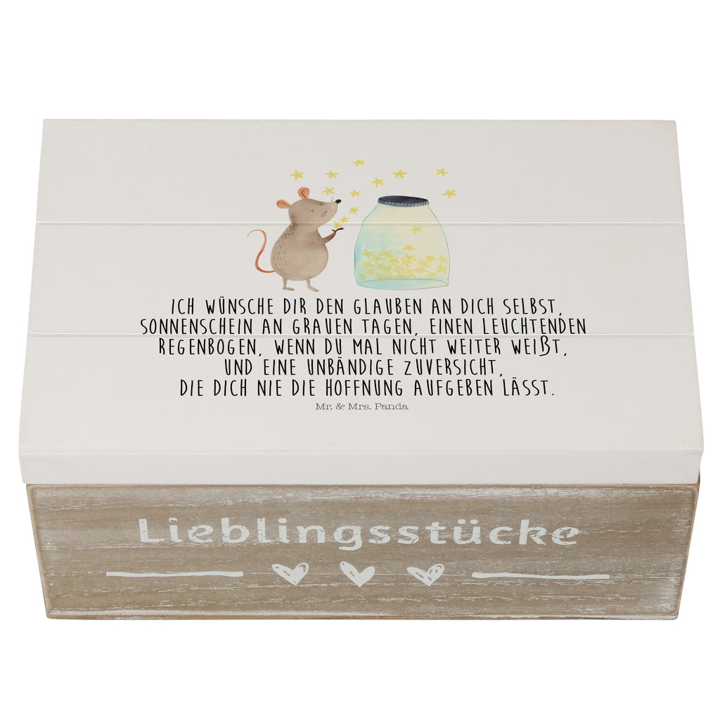 Holzkiste Maus Sterne Holzkiste, Kiste, Schatzkiste, Truhe, Schatulle, XXL, Erinnerungsbox, Erinnerungskiste, Dekokiste, Aufbewahrungsbox, Tiermotive, Gute Laune, lustige Sprüche, Tiere, Maus, Sterne, Wunsch, Kind, Taufe, Taufgeschenk, Geburt, Schwangerschaft, erstes Kind, Kindergeburtstag, Geburtstag, Hoffnung, Träume