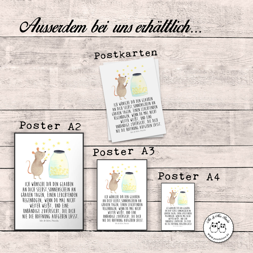 Poster Maus Sterne Poster, Wandposter, Bild, Wanddeko, Küchenposter, Kinderposter, Wanddeko Bild, Raumdekoration, Wanddekoration, Handgemaltes Poster, Mr. & Mrs. Panda Poster, Designposter, Kunstdruck, Posterdruck, Tiermotive, Gute Laune, lustige Sprüche, Tiere, Maus, Sterne, Wunsch, Kind, Taufe, Taufgeschenk, Geburt, Schwangerschaft, erstes Kind, Kindergeburtstag, Geburtstag, Hoffnung, Träume