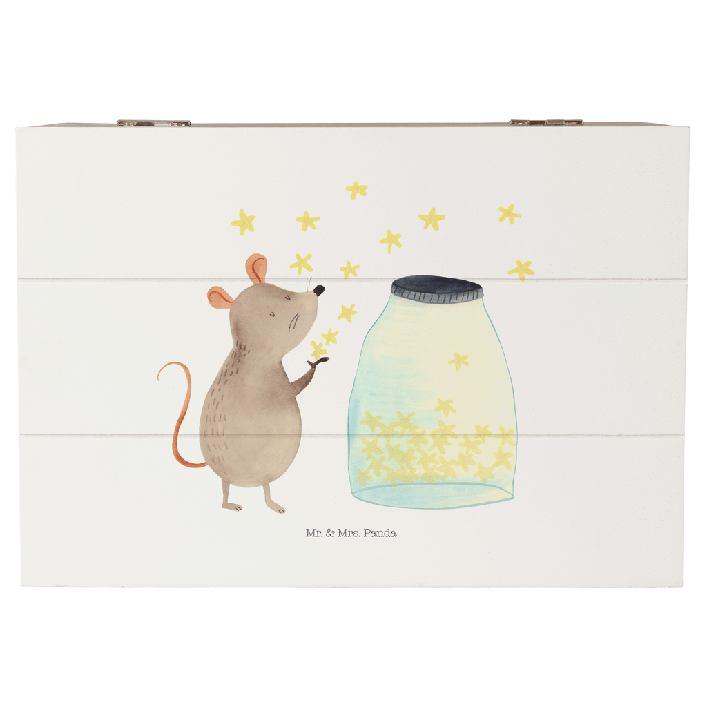 Holzkiste Maus Sterne Holzkiste, Kiste, Schatzkiste, Truhe, Schatulle, XXL, Erinnerungsbox, Erinnerungskiste, Dekokiste, Aufbewahrungsbox, Tiermotive, Gute Laune, lustige Sprüche, Tiere, Maus, Sterne, Wunsch, Kind, Taufe, Taufgeschenk, Geburt, Schwangerschaft, erstes Kind, Kindergeburtstag, Geburtstag, Hoffnung, Träume