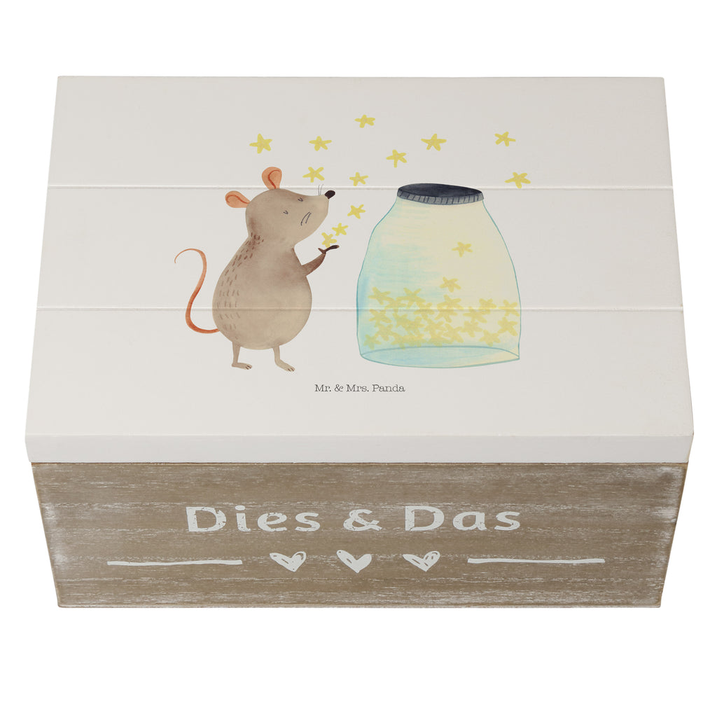 Holzkiste Maus Sterne Holzkiste, Kiste, Schatzkiste, Truhe, Schatulle, XXL, Erinnerungsbox, Erinnerungskiste, Dekokiste, Aufbewahrungsbox, Tiermotive, Gute Laune, lustige Sprüche, Tiere, Maus, Sterne, Wunsch, Kind, Taufe, Taufgeschenk, Geburt, Schwangerschaft, erstes Kind, Kindergeburtstag, Geburtstag, Hoffnung, Träume