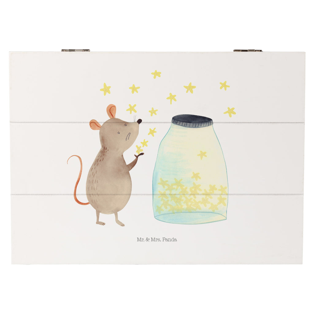 Holzkiste Maus Sterne Holzkiste, Kiste, Schatzkiste, Truhe, Schatulle, XXL, Erinnerungsbox, Erinnerungskiste, Dekokiste, Aufbewahrungsbox, Tiermotive, Gute Laune, lustige Sprüche, Tiere, Maus, Sterne, Wunsch, Kind, Taufe, Taufgeschenk, Geburt, Schwangerschaft, erstes Kind, Kindergeburtstag, Geburtstag, Hoffnung, Träume