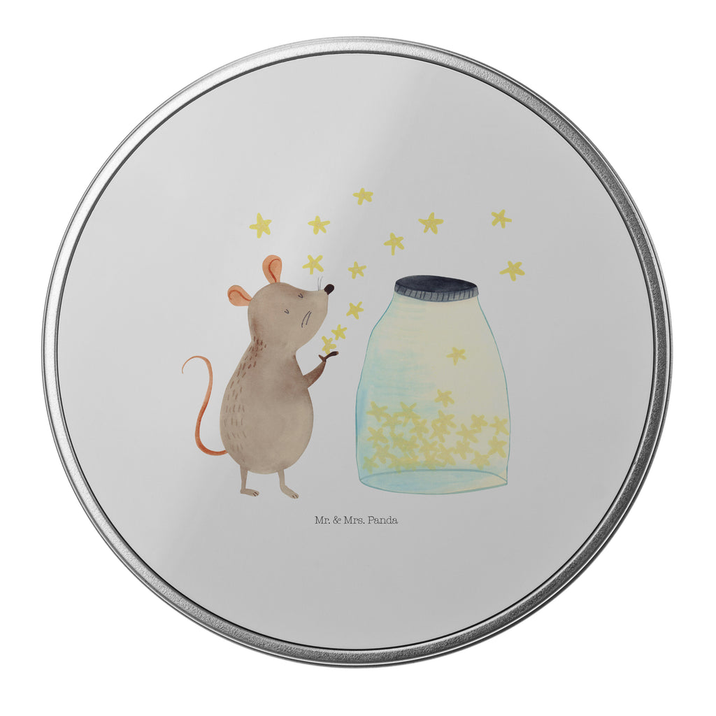 Blechdose rund Maus Sterne Metalldose, Keksdose, Dose, Vorratsdose, Geschenkbox, Tiermotive, Gute Laune, lustige Sprüche, Tiere, Maus, Sterne, Wunsch, Kind, Taufe, Taufgeschenk, Geburt, Schwangerschaft, erstes Kind, Kindergeburtstag, Geburtstag, Hoffnung, Träume