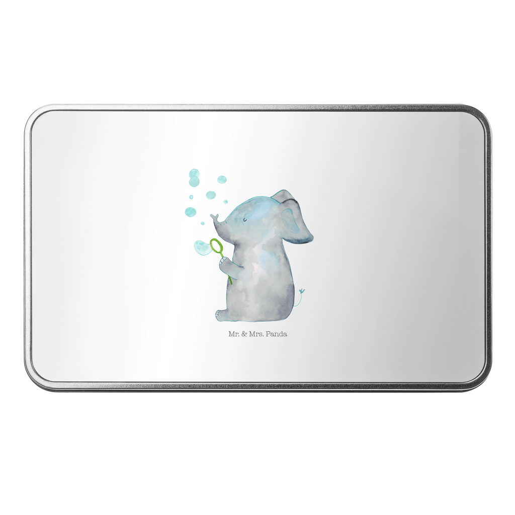 Metalldose rechteckig Elefant Seifenblasen Blechdose, Metalldose, Blechbox, Container, Keksdose, Vorratsdose, Vorratsbox, Döschen, Versperbox, Vesperdose, Aufbewahrungsdose, Aufbewahrungsbox, Aluminiumdose, Dose, Tiermotive, Gute Laune, lustige Sprüche, Tiere, Elefant, Elefanten, Dickhäter, Rüsseltier, Seifenblasen, Liebe, Heimat, Gefühl. Daheim, Liebesbeweis, Liebesspruch