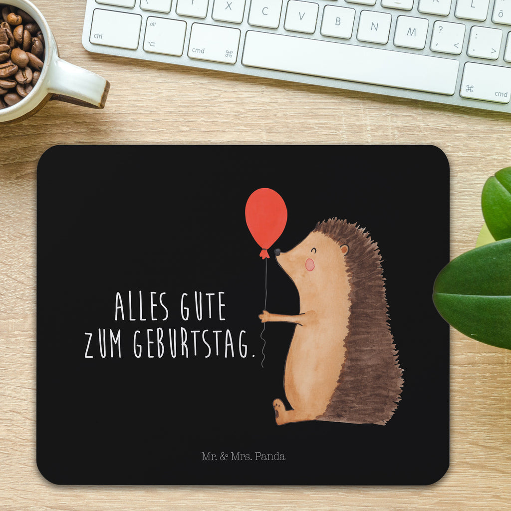 Mauspad Igel mit Luftballon Mousepad, Computer zubehör, Büroausstattung, PC Zubehör, Arbeitszimmer, Mauspad, Einzigartiges Mauspad, Designer Mauspad, Tiermotive, Gute Laune, lustige Sprüche, Tiere, Igel, Geburtstag, Herzlichen Glückwunsch, Glückwunsch, Geburtstagskind, Ballon, Happy Birthday