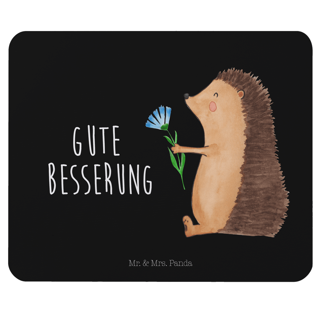 Mauspad Igel mit Blume Mousepad, Computer zubehör, Büroausstattung, PC Zubehör, Arbeitszimmer, Mauspad, Einzigartiges Mauspad, Designer Mauspad, Tiermotive, Gute Laune, lustige Sprüche, Tiere, Igel, Gute Besserung, Genesungswünsche, Krankheit, Krankenhaus, krank, Besuch