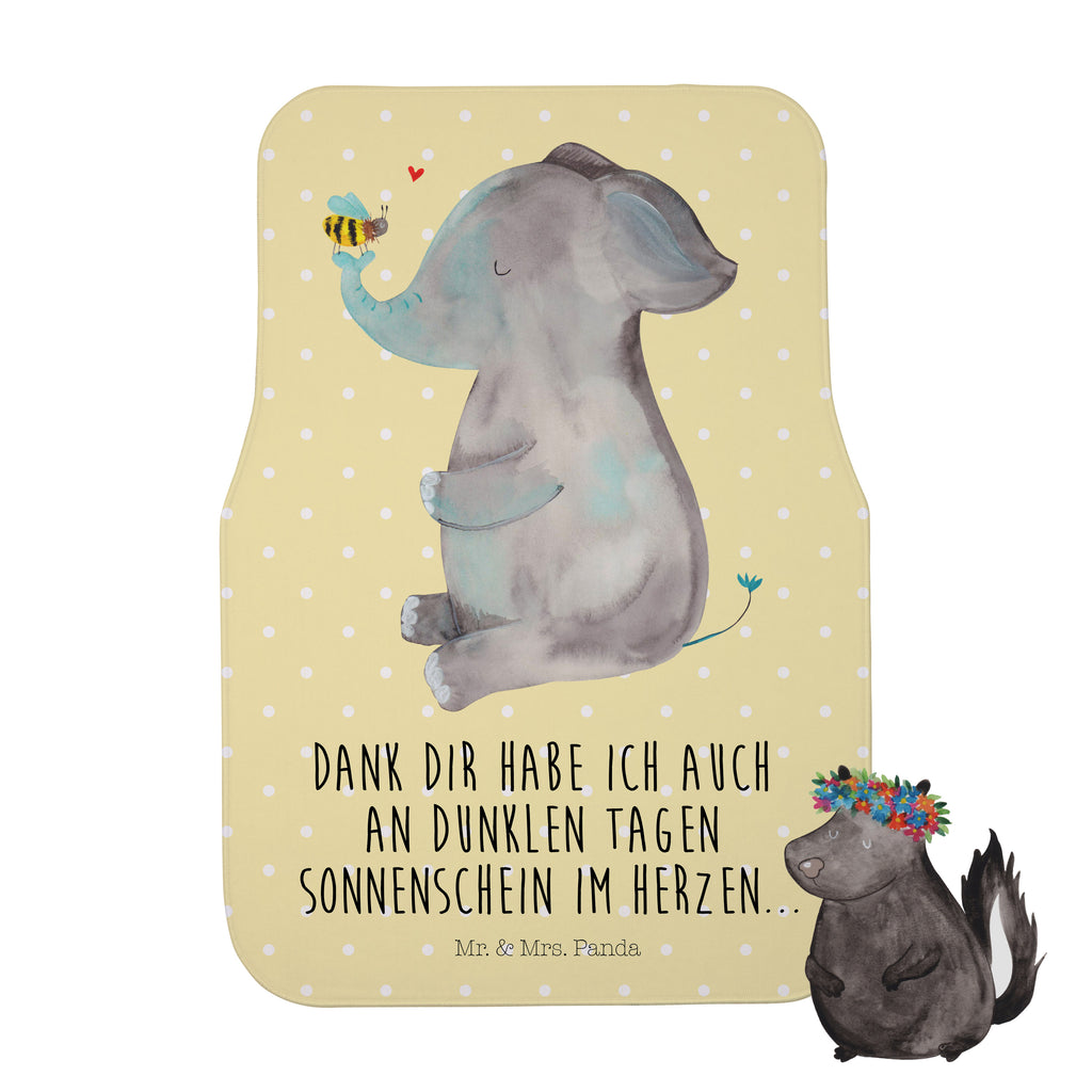 Fahrer Autofußmatte Elefant & Biene Autofußmatten, Fußmatte Auto, Fahrer, Schmutzmatte Auto, Tiermotive, Gute Laune, lustige Sprüche, Tiere, Elefant, Biene, Liebe, Liebesbeweis, Jahrestag, Liebesgeschenk, Heiratsantrag, Hochzeitsgeschenk, Liebesspruch