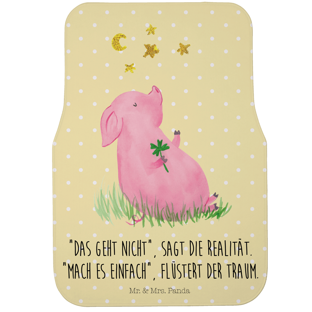 Fahrer Autofußmatte Glücksschwein Autofußmatten, Fußmatte Auto, Fahrer, Schmutzmatte Auto, Tiermotive, Gute Laune, lustige Sprüche, Tiere, Glücksschwein. Glück, Schwein, Schweinchen, Sterne, Sernchen, Ziele, Träume, Motivation, Glücksbringer