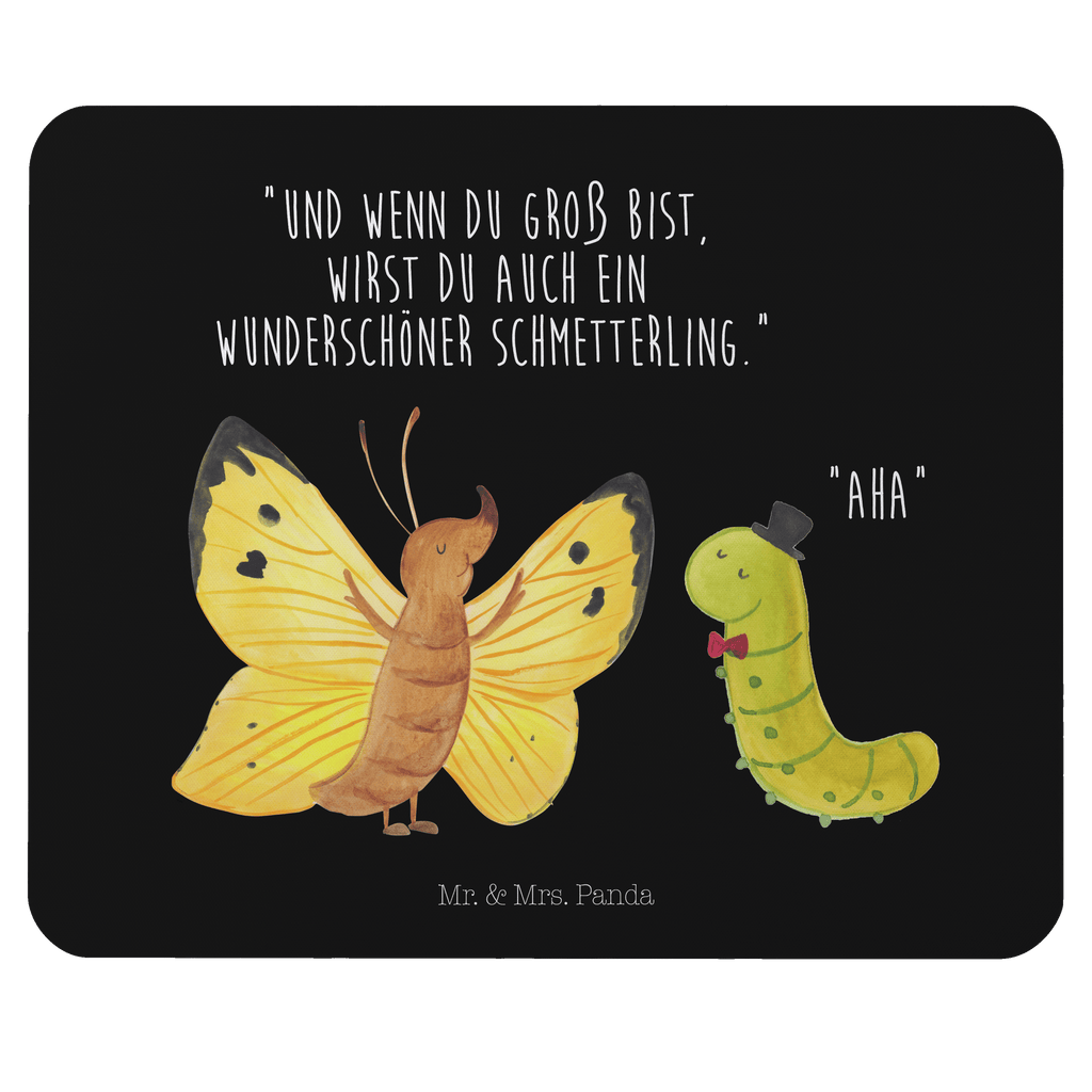 Mauspad Raupe & Schmetterling Mousepad, Computer zubehör, Büroausstattung, PC Zubehör, Arbeitszimmer, Mauspad, Einzigartiges Mauspad, Designer Mauspad, Tiermotive, Gute Laune, lustige Sprüche, Tiere, Raupe, Schmetterling, Zitronenfalter, Entwicklung, Erwachsen werden, Kokon, Hut, Hütchen, Schönheit, Aufwachsen