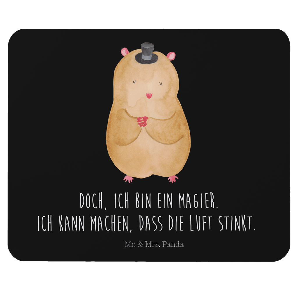 Mauspad Hamster mit Hut Mousepad, Computer zubehör, Büroausstattung, PC Zubehör, Arbeitszimmer, Mauspad, Einzigartiges Mauspad, Designer Mauspad, Tiermotive, Gute Laune, lustige Sprüche, Tiere, Hamster, Hut, Magier, Zylinder, Zwerghamster, Zauberer, Houdini