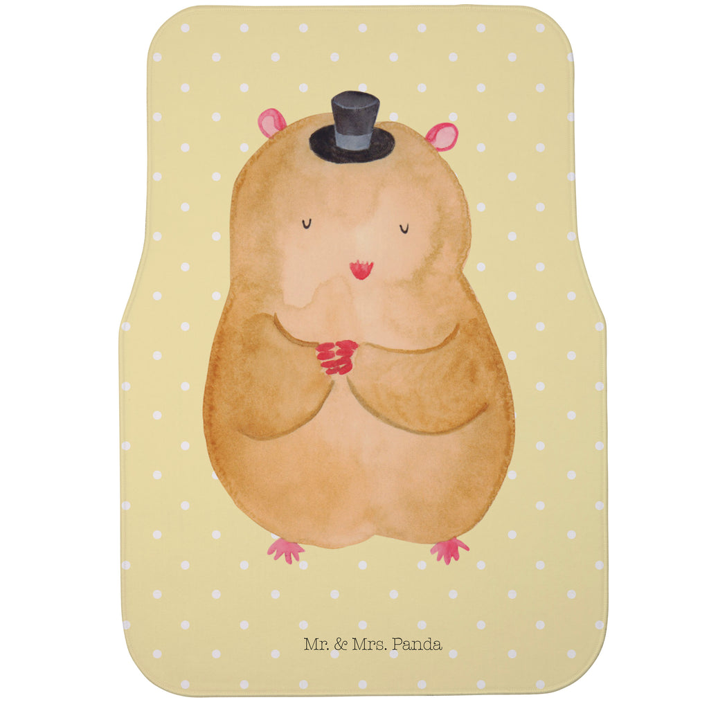 Fahrer Autofußmatte Hamster mit Hut Autofußmatten, Fußmatte Auto, Fahrer, Schmutzmatte Auto, Tiermotive, Gute Laune, lustige Sprüche, Tiere, Hamster, Hut, Magier, Zylinder, Zwerghamster, Zauberer, Houdini