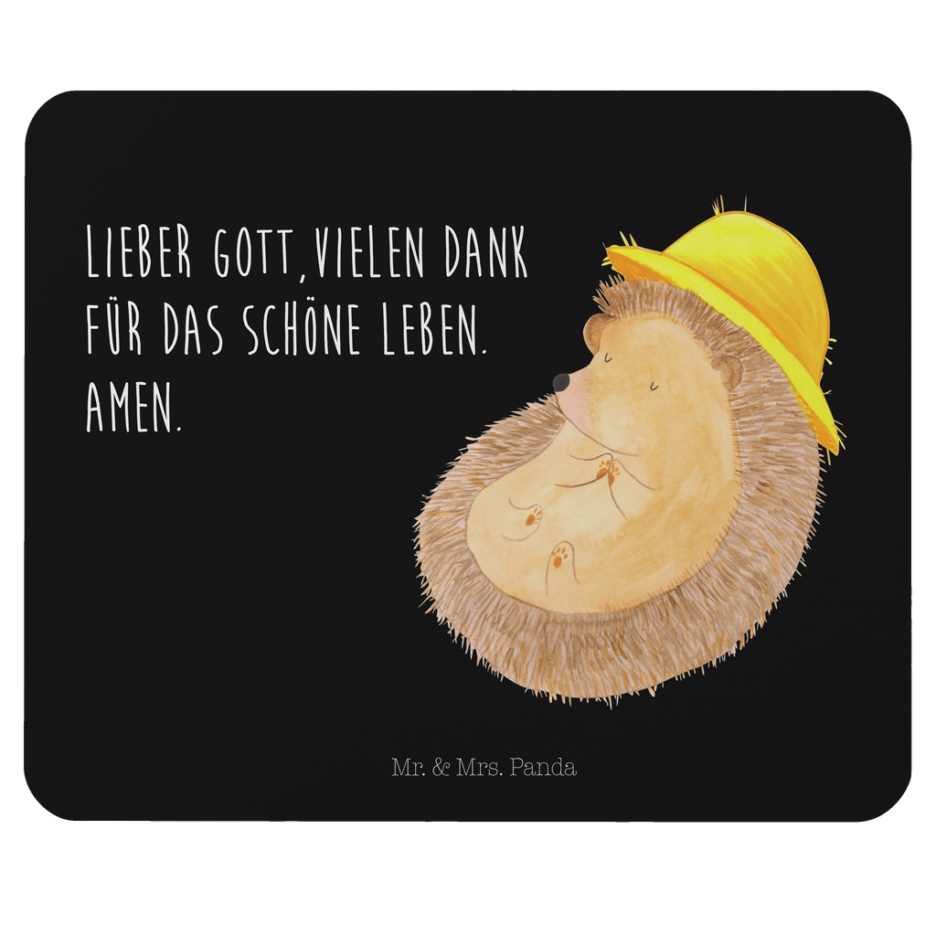 Mauspad Igel betet Mousepad, Computer zubehör, Büroausstattung, PC Zubehör, Arbeitszimmer, Mauspad, Einzigartiges Mauspad, Designer Mauspad, Tiermotive, Gute Laune, lustige Sprüche, Tiere, Igel, Igel mit Hut, Sonnenhut, Gott, Amen, beten, Leben, Dankbarkeit, Dankbar sein, dankbar, genießen
