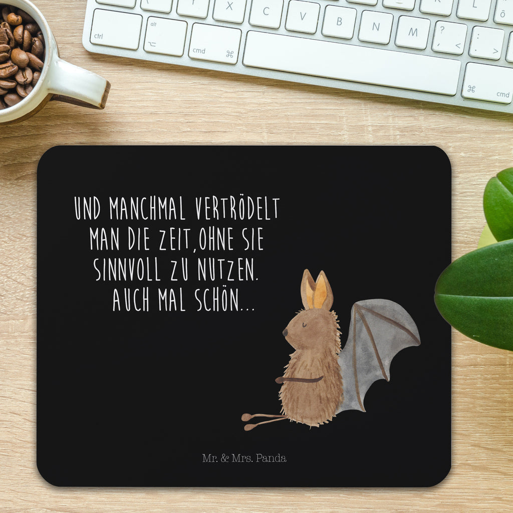 Mauspad Fledermaus sitzend Mousepad, Computer zubehör, Büroausstattung, PC Zubehör, Arbeitszimmer, Mauspad, Einzigartiges Mauspad, Designer Mauspad, Tiermotive, Gute Laune, lustige Sprüche, Tiere, Fledermaus, Fledermäuse, Motivation, entspannen