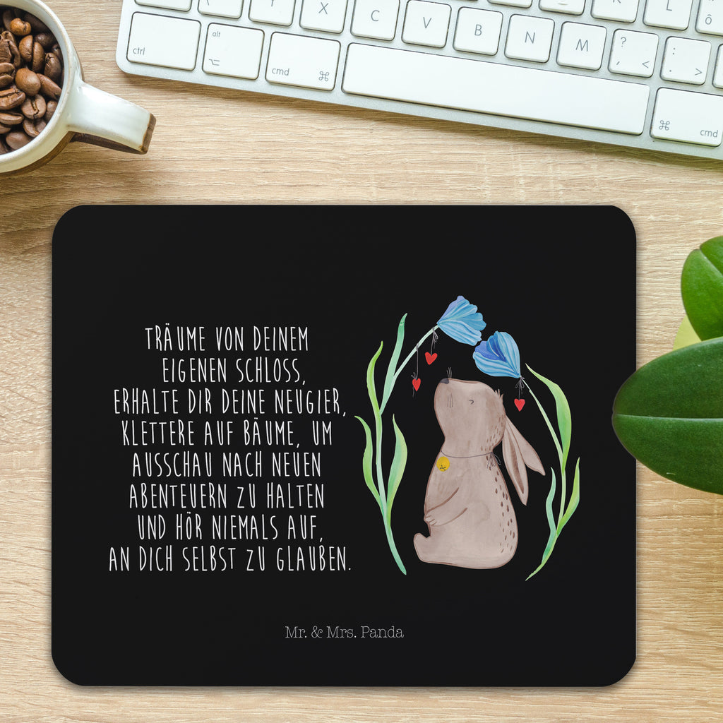 Mauspad Hase Blume Mousepad, Computer zubehör, Büroausstattung, PC Zubehör, Arbeitszimmer, Mauspad, Einzigartiges Mauspad, Designer Mauspad, Ostern, Osterhase, Ostergeschenke, Osternest, Osterdeko, Geschenk zu Ostern, Hase, Kaninchen, Kind, Taufe, Taufgeschenk, Geburt, Schwangerschaft, erstes Kind, Kindergeburtstag, Geburtstag, Hoffnung, Träume