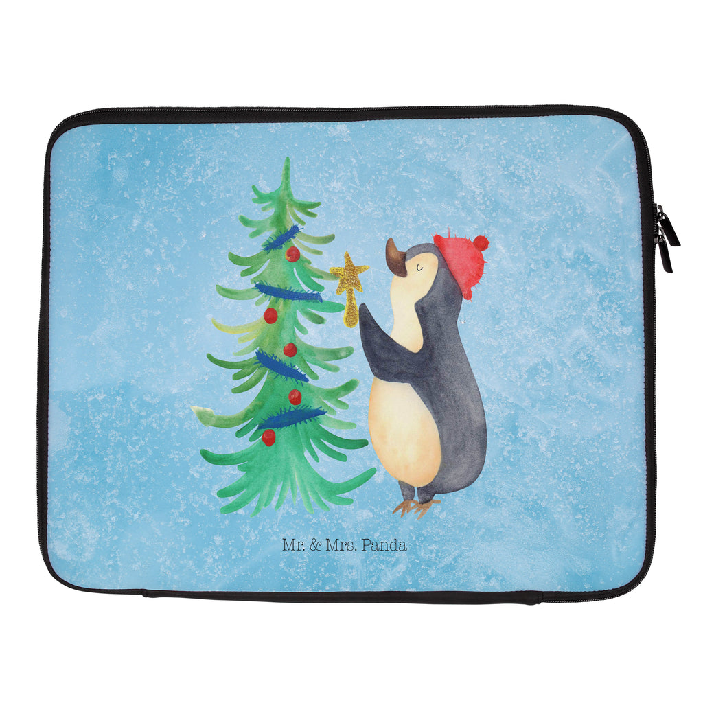 20 x 28 Notebook Tasche  Pinguin Weihnachtsbaum Notebook Tasche, Laptop, Computertasche, Tasche, Winter, Weihnachten, Weihnachtsdeko, Nikolaus, Advent, Heiligabend, Wintermotiv, Pinguin