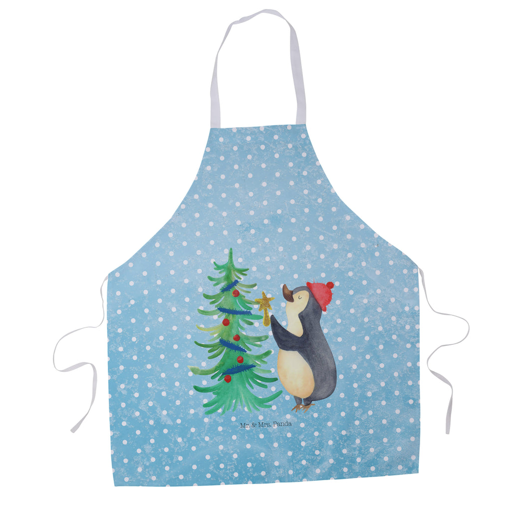 Kochschürze Pinguin Weihnachtsbaum Schürze, Backschürze, Küchenschürze, Grillschürze, Latzschürze, Winter, Weihnachten, Weihnachtsdeko, Nikolaus, Advent, Heiligabend, Wintermotiv, Pinguin