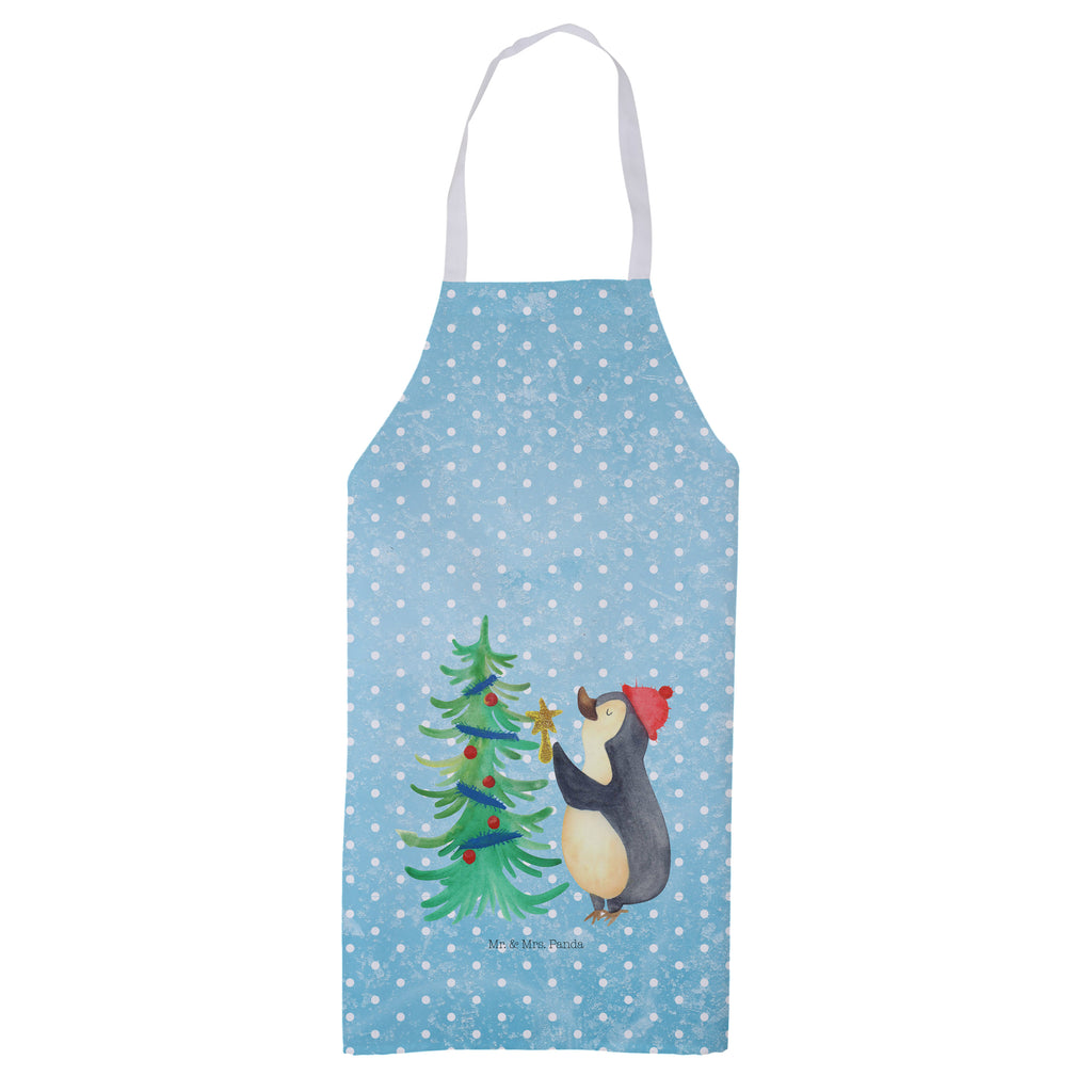Kochschürze Pinguin Weihnachtsbaum Schürze, Backschürze, Küchenschürze, Grillschürze, Latzschürze, Winter, Weihnachten, Weihnachtsdeko, Nikolaus, Advent, Heiligabend, Wintermotiv, Pinguin