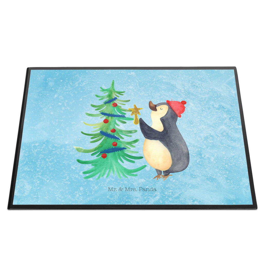 Schreibtischunterlage Pinguin Weihnachtsbaum Schreibunterlage, Schreibtischauflage, Bürobedarf, Büroartikel, Schreibwaren, Schreibtisch Unterlagen, Schreibtischunterlage Groß, Winter, Weihnachten, Weihnachtsdeko, Nikolaus, Advent, Heiligabend, Wintermotiv, Pinguin