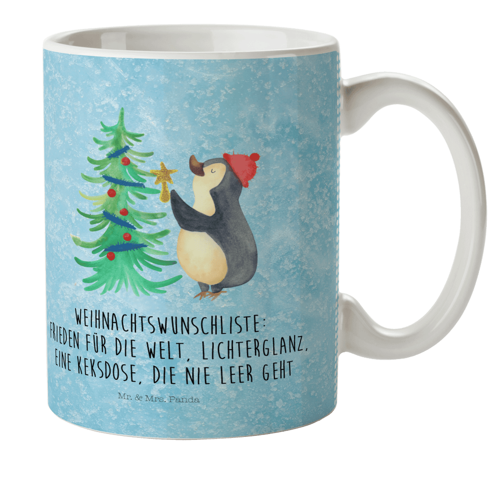 Kindertasse Pinguin Weihnachtsbaum Kunststoff Tasse, Kindergarten, Tasse, Trinkbecher, Camping Becher, Kaffeetasse, Kunststoffbecher, Kindergartenbecher, Outdoorgeschirr, Kunststoffgeschirr, Reisebecher, Reisetasse, Kinderbecher, Winter, Weihnachten, Weihnachtsdeko, Nikolaus, Advent, Heiligabend, Wintermotiv, Pinguin