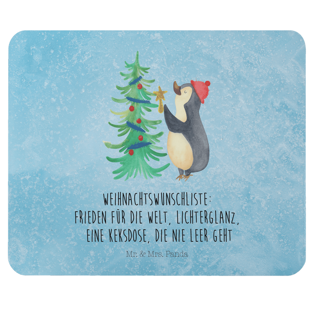 Mauspad Pinguin Weihnachtsbaum Mousepad, Computer zubehör, Büroausstattung, PC Zubehör, Arbeitszimmer, Mauspad, Einzigartiges Mauspad, Designer Mauspad, Winter, Weihnachten, Weihnachtsdeko, Nikolaus, Advent, Heiligabend, Wintermotiv, Pinguin