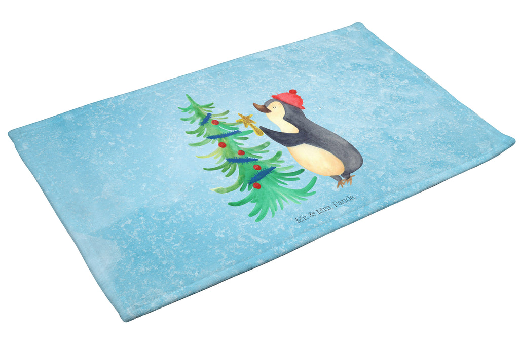 Gäste Handtuch Pinguin Weihnachtsbaum Gästetuch, Reisehandtuch, Sport Handtuch, Frottier, Kinder Handtuch, Winter, Weihnachten, Weihnachtsdeko, Nikolaus, Advent, Heiligabend, Wintermotiv, Pinguin