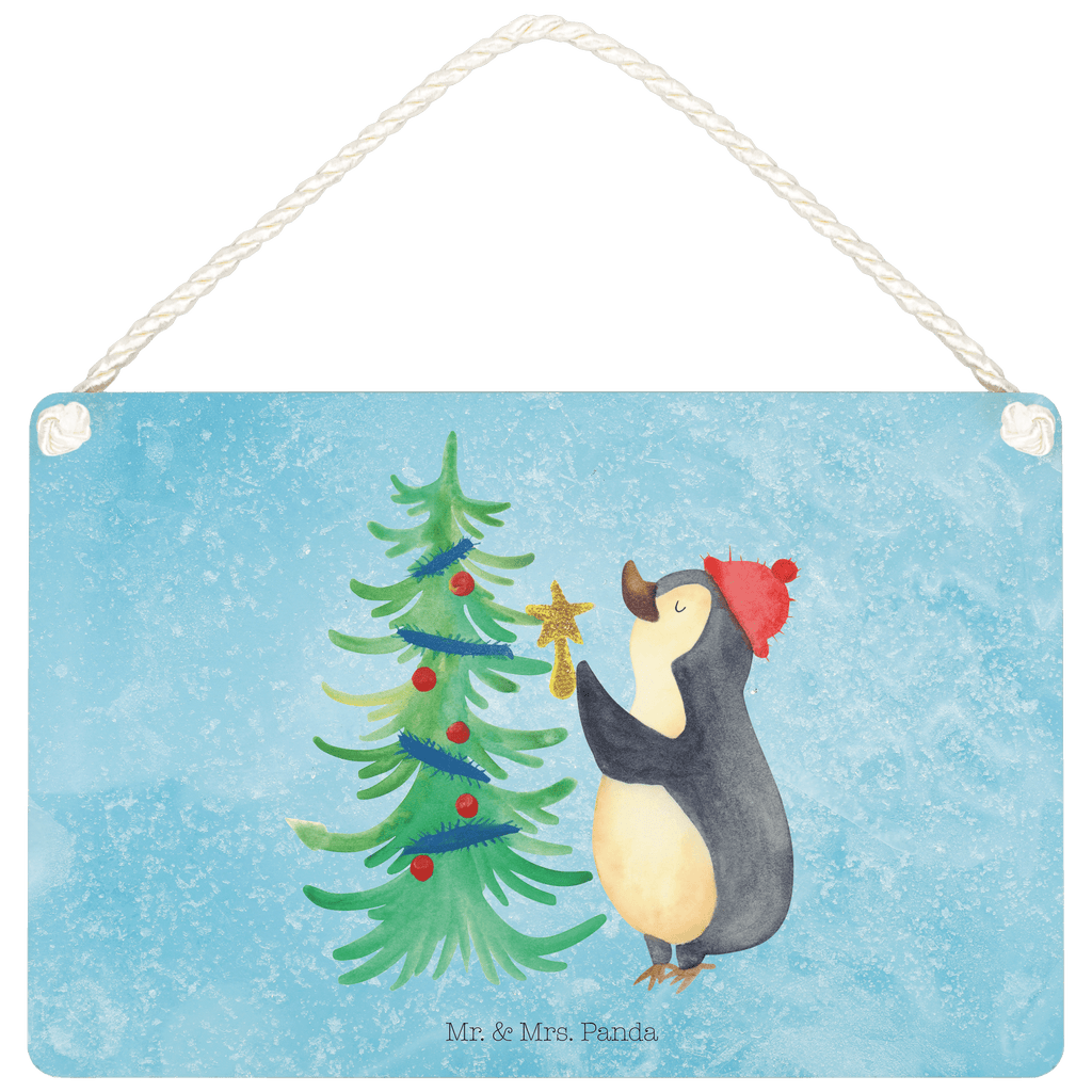 Deko Schild Pinguin Weihnachtsbaum Dekoschild, Deko Schild, Schild, Tür Schild, Türschild, Holzschild, Wandschild, Wanddeko, Winter, Weihnachten, Weihnachtsdeko, Nikolaus, Advent, Heiligabend, Wintermotiv, Pinguin
