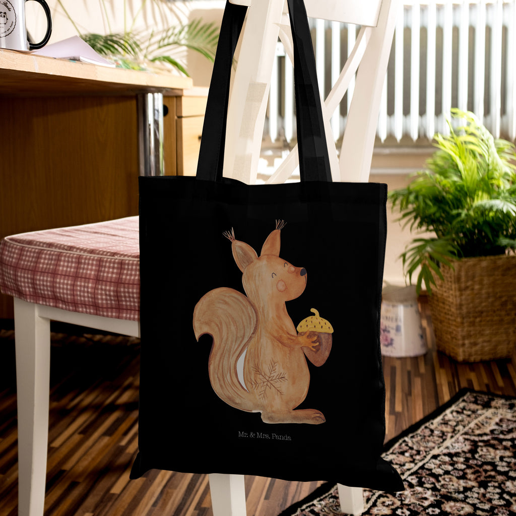 Tragetasche Eichhörnchen Weihnachtszeit Beuteltasche, Beutel, Einkaufstasche, Jutebeutel, Stoffbeutel, Winter, Weihnachten, Weihnachtsdeko, Nikolaus, Advent, Heiligabend, Wintermotiv, Frohe Weihnachten, Frohes neues Jahr, Guten Rutsch, Weihnachtsmotiv, Weihnachtsgruß, Neujahr, Vogel