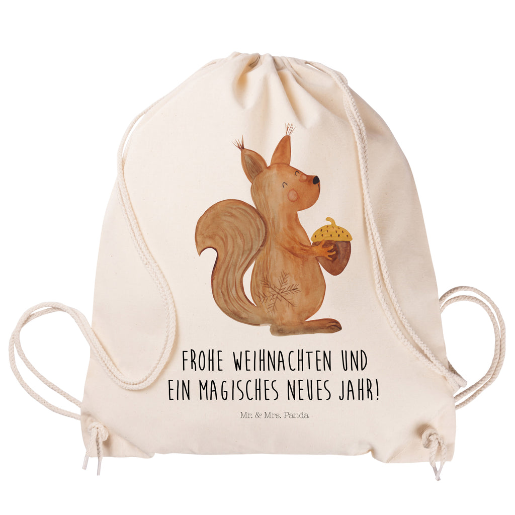 Sportbeutel Eichhörnchen Weihnachtszeit Turnbeutel, Beutel, Sporttasche, Tasche, Stoffbeutel, Winter, Weihnachten, Weihnachtsdeko, Nikolaus, Advent, Heiligabend, Wintermotiv, Frohe Weihnachten, Frohes neues Jahr, Guten Rutsch, Weihnachtsmotiv, Weihnachtsgruß, Neujahr, Vogel