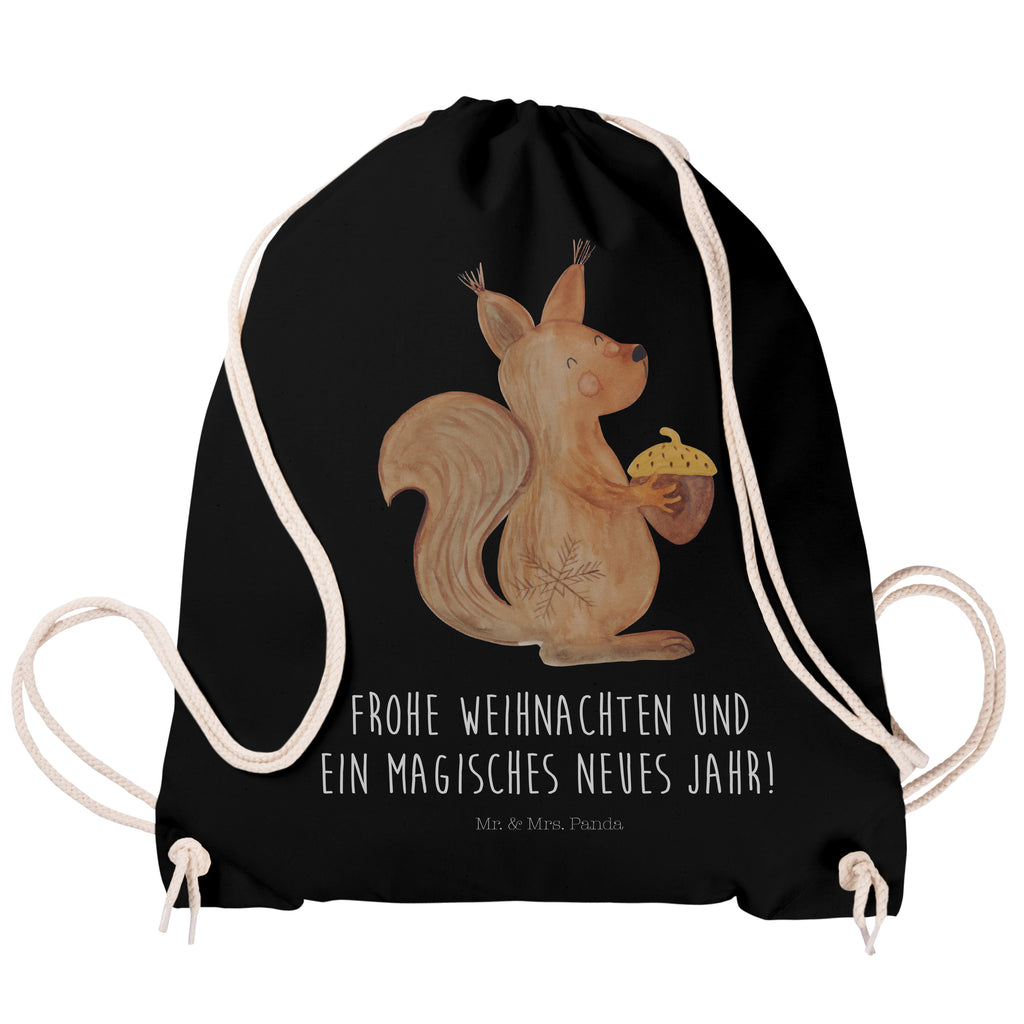 Sportbeutel Eichhörnchen Weihnachtszeit Turnbeutel, Beutel, Sporttasche, Tasche, Stoffbeutel, Winter, Weihnachten, Weihnachtsdeko, Nikolaus, Advent, Heiligabend, Wintermotiv, Frohe Weihnachten, Frohes neues Jahr, Guten Rutsch, Weihnachtsmotiv, Weihnachtsgruß, Neujahr, Vogel