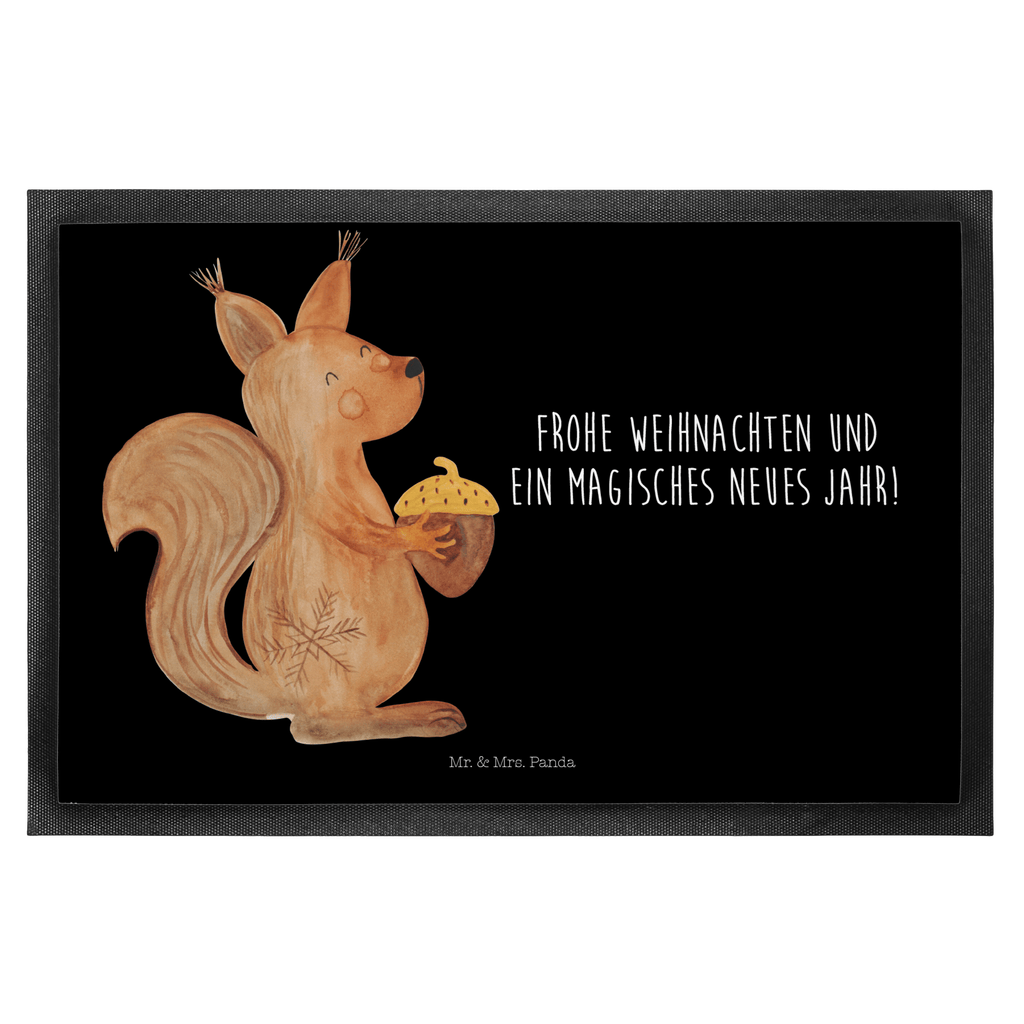 Fußmatte Eichhörnchen Weihnachtszeit Türvorleger, Schmutzmatte, Fußabtreter, Matte, Schmutzfänger, Fußabstreifer, Schmutzfangmatte, Türmatte, Motivfußmatte, Haustürmatte, Vorleger, Winter, Weihnachten, Weihnachtsdeko, Nikolaus, Advent, Heiligabend, Wintermotiv, Frohe Weihnachten, Frohes neues Jahr, Guten Rutsch, Weihnachtsmotiv, Weihnachtsgruß, Neujahr, Vogel