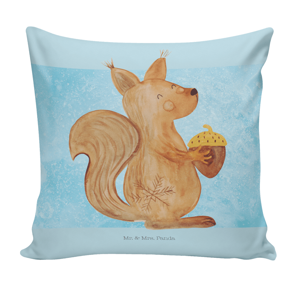 40x40 Kissen Eichhörnchen Weihnachtszeit Kissenhülle, Kopfkissen, Sofakissen, Dekokissen, Motivkissen, Winter, Weihnachten, Weihnachtsdeko, Nikolaus, Advent, Heiligabend, Wintermotiv, Frohe Weihnachten, Frohes neues Jahr, Guten Rutsch, Weihnachtsmotiv, Weihnachtsgruß, Neujahr, Vogel