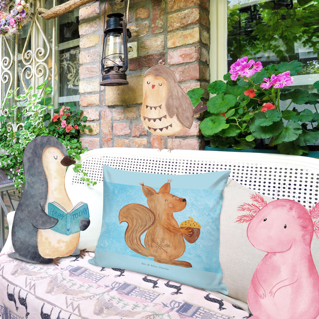 40x40 Kissen Eichhörnchen Weihnachtszeit Kissenhülle, Kopfkissen, Sofakissen, Dekokissen, Motivkissen, Winter, Weihnachten, Weihnachtsdeko, Nikolaus, Advent, Heiligabend, Wintermotiv, Frohe Weihnachten, Frohes neues Jahr, Guten Rutsch, Weihnachtsmotiv, Weihnachtsgruß, Neujahr, Vogel