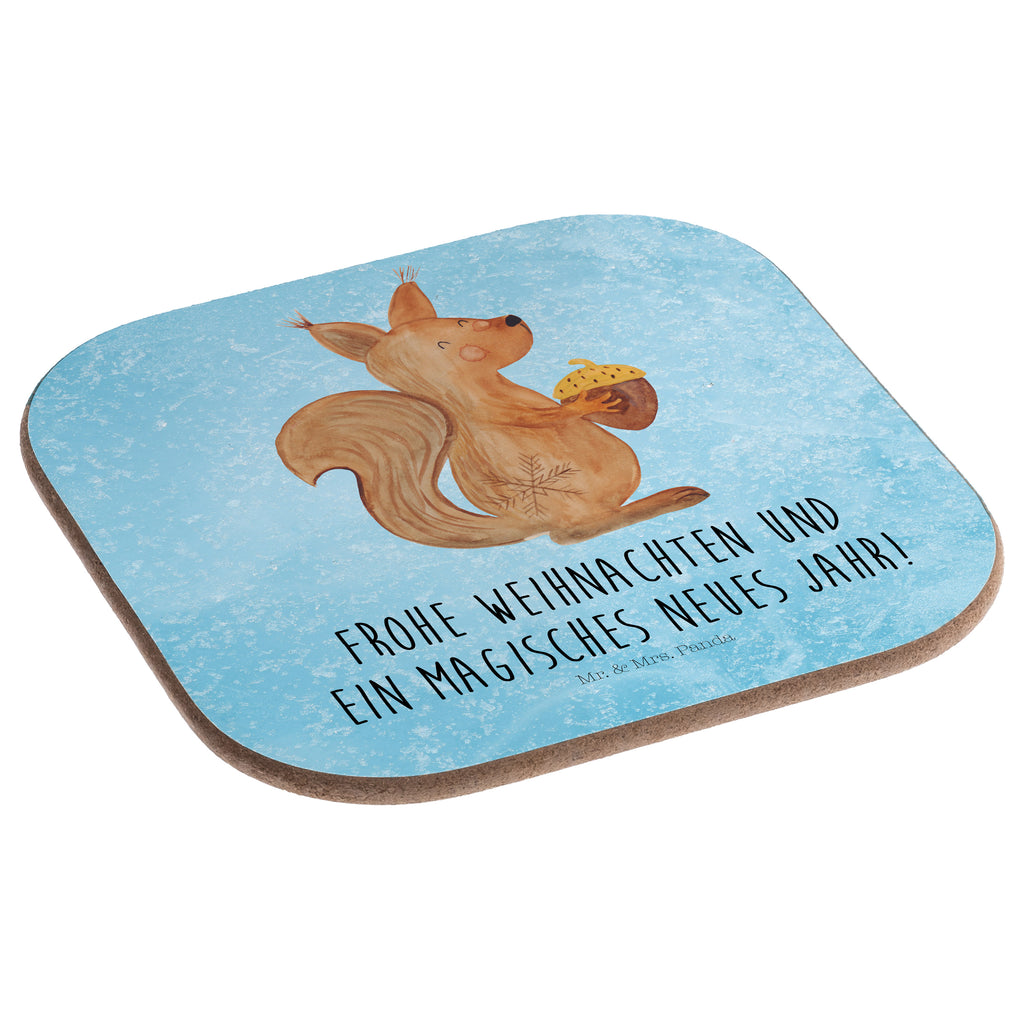 Quadratische Untersetzer Eichhörnchen Weihnachtszeit Bierdeckel, Glasuntersetzer, Untersetzer Gläser, Getränkeuntersetzer, Winter, Weihnachten, Weihnachtsdeko, Nikolaus, Advent, Heiligabend, Wintermotiv, Frohe Weihnachten, Frohes neues Jahr, Guten Rutsch, Weihnachtsmotiv, Weihnachtsgruß, Neujahr, Vogel