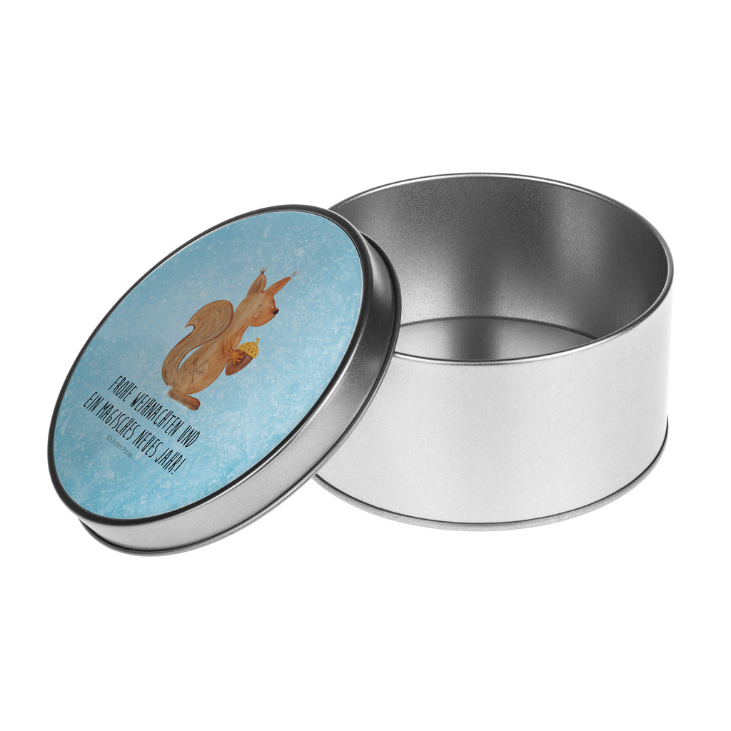 Blechdose rund Eichhörnchen Weihnachtszeit Metalldose, Keksdose, Dose, Vorratsdose, Geschenkbox, Winter, Weihnachten, Weihnachtsdeko, Nikolaus, Advent, Heiligabend, Wintermotiv, Frohe Weihnachten, Frohes neues Jahr, Guten Rutsch, Weihnachtsmotiv, Weihnachtsgruß, Neujahr, Vogel