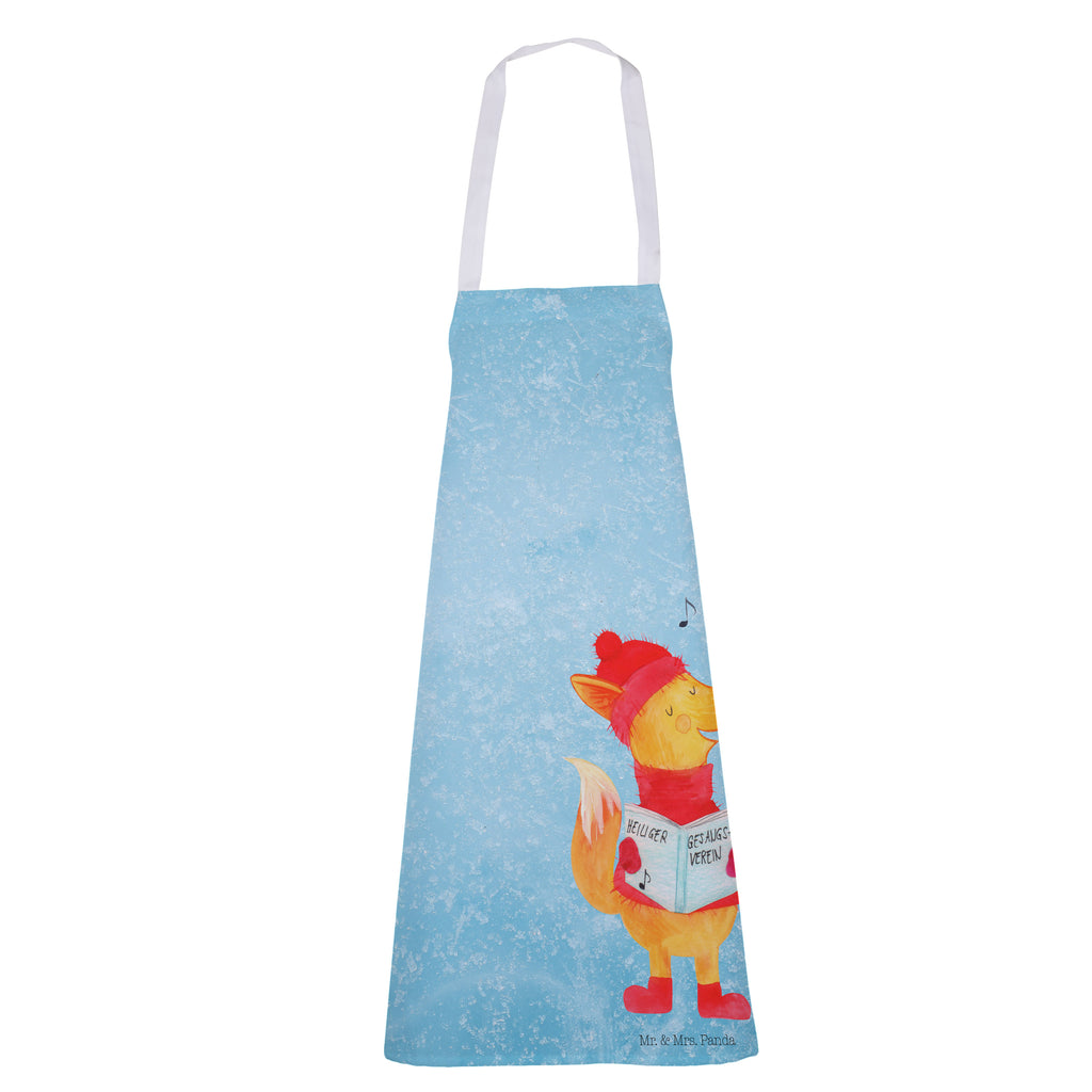 Kochschürze Fuchs Sänger Schürze, Backschürze, Küchenschürze, Grillschürze, Latzschürze, Winter, Weihnachten, Weihnachtsdeko, Nikolaus, Advent, Heiligabend, Wintermotiv, Fuchs, Füchse, Sänger, Geschenk Sänger, Singen, Weihnachtslieder