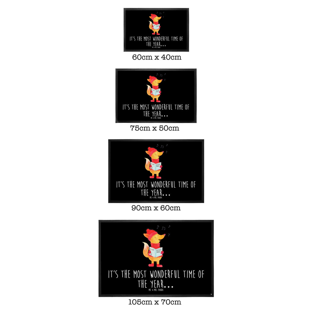 Fußmatte Fuchs Sänger Fuchs, Füchse, Weihnachten, Heiligabend, Winter, Sänger, Geschenk Sänger, Singen, Weihnachtslieder Türvorleger, Schmutzmatte, Fußabtreter, Matte, Schmutzfänger, Fußabstreifer, Schmutzfangmatte, Türmatte, Motivfußmatte,  Haustürmatte, Vorleger  Winter, Weihnachten, Weihnachtsdeko, Nikolaus, Advent, Heiligabend, Wintermotiv