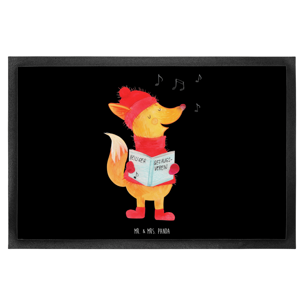 Fußmatte Fuchs Sänger Fuchs, Füchse, Weihnachten, Heiligabend, Winter, Sänger, Geschenk Sänger, Singen, Weihnachtslieder Türvorleger, Schmutzmatte, Fußabtreter, Matte, Schmutzfänger, Fußabstreifer, Schmutzfangmatte, Türmatte, Motivfußmatte,  Haustürmatte, Vorleger  Winter, Weihnachten, Weihnachtsdeko, Nikolaus, Advent, Heiligabend, Wintermotiv