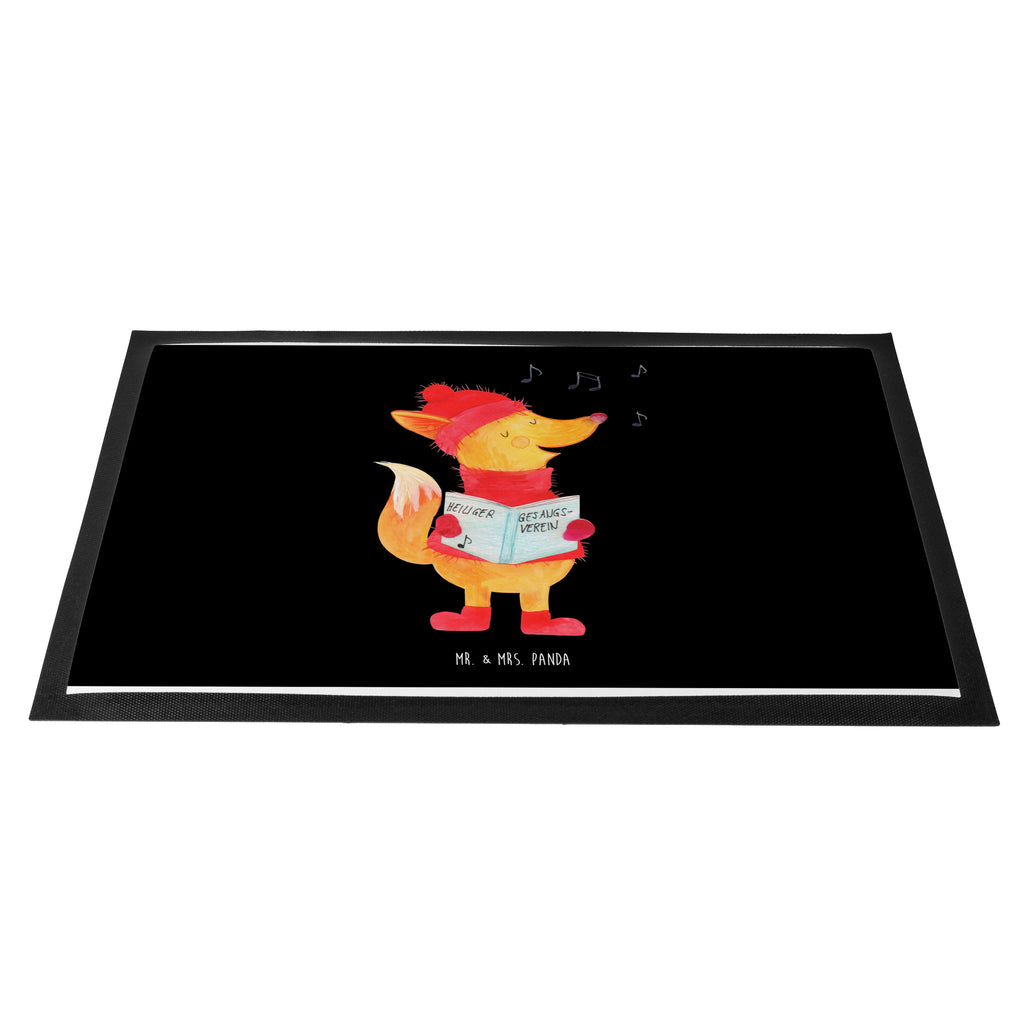 Fußmatte Fuchs Sänger Fuchs, Füchse, Weihnachten, Heiligabend, Winter, Sänger, Geschenk Sänger, Singen, Weihnachtslieder Türvorleger, Schmutzmatte, Fußabtreter, Matte, Schmutzfänger, Fußabstreifer, Schmutzfangmatte, Türmatte, Motivfußmatte,  Haustürmatte, Vorleger  Winter, Weihnachten, Weihnachtsdeko, Nikolaus, Advent, Heiligabend, Wintermotiv