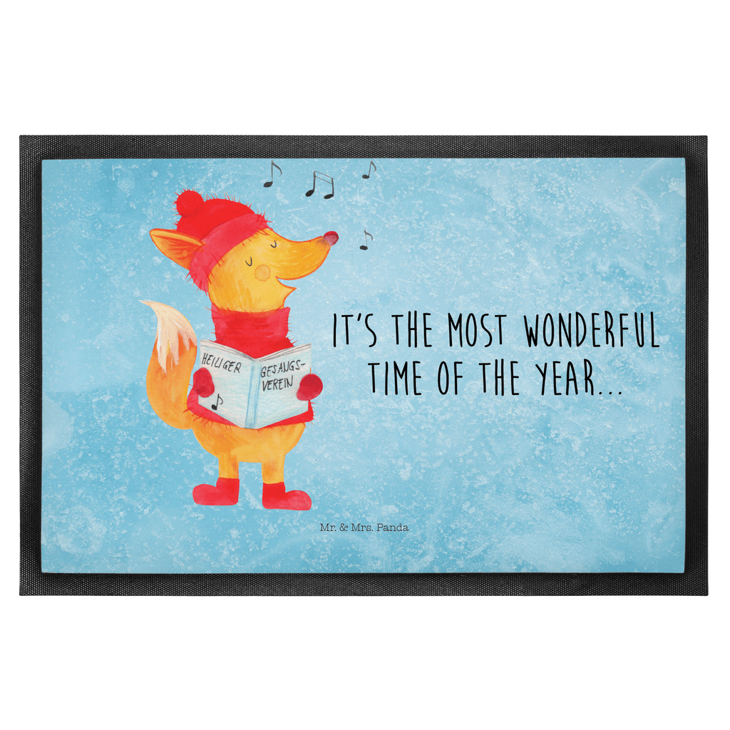 Fußmatte Fuchs Sänger Fuchs, Füchse, Weihnachten, Heiligabend, Winter, Sänger, Geschenk Sänger, Singen, Weihnachtslieder Türvorleger, Schmutzmatte, Fußabtreter, Matte, Schmutzfänger, Fußabstreifer, Schmutzfangmatte, Türmatte, Motivfußmatte,  Haustürmatte, Vorleger  Winter, Weihnachten, Weihnachtsdeko, Nikolaus, Advent, Heiligabend, Wintermotiv