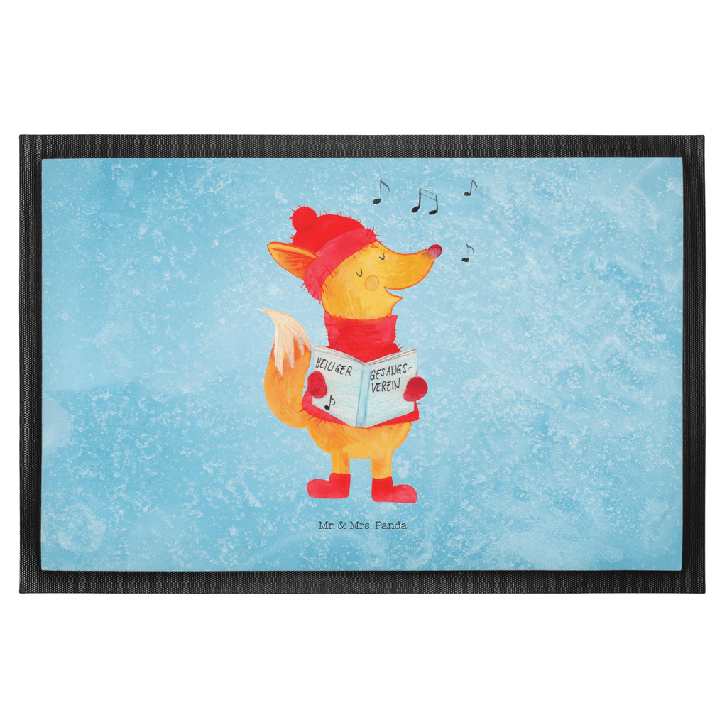 Fußmatte Fuchs Sänger Fuchs, Füchse, Weihnachten, Heiligabend, Winter, Sänger, Geschenk Sänger, Singen, Weihnachtslieder Türvorleger, Schmutzmatte, Fußabtreter, Matte, Schmutzfänger, Fußabstreifer, Schmutzfangmatte, Türmatte, Motivfußmatte,  Haustürmatte, Vorleger  Winter, Weihnachten, Weihnachtsdeko, Nikolaus, Advent, Heiligabend, Wintermotiv